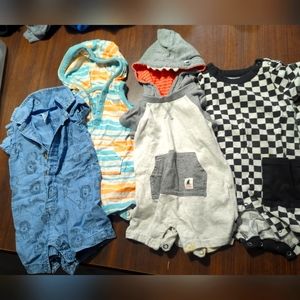 4 baby boy summer outfit s 0/3